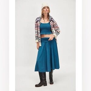 Free People Braveheart Solid Set NWT , sz : medium